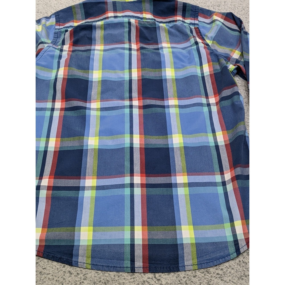 Hollister Plaid Long Sleeve Shirt Medium Large Buttons Western Preppy Retro Y2K - Picture 13 of 15